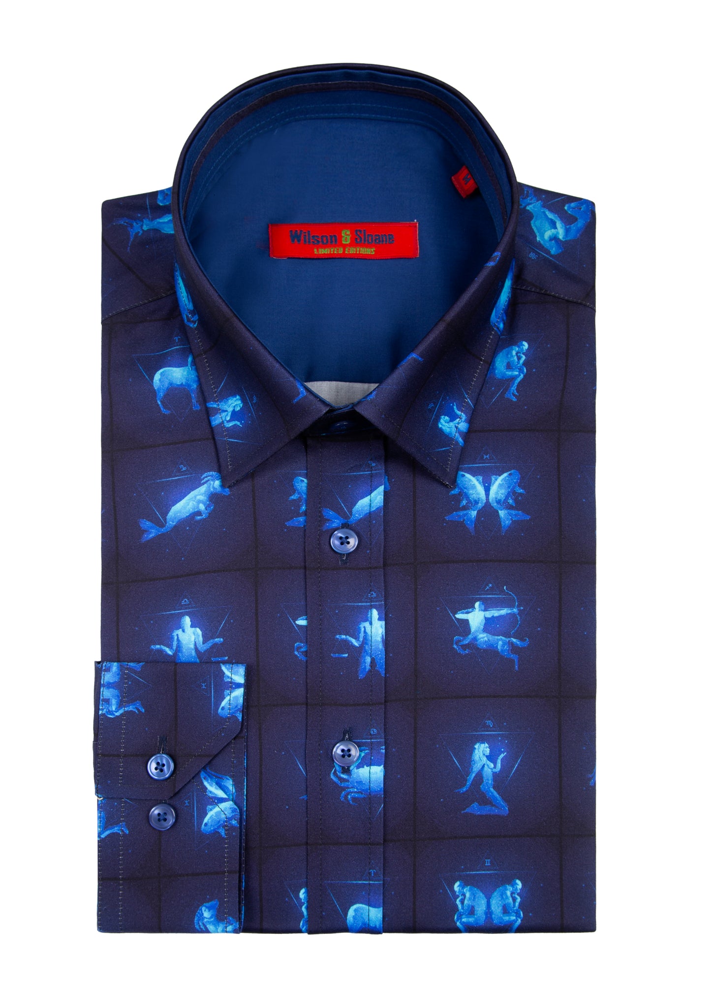 Blue Zodiac Sign Shirt