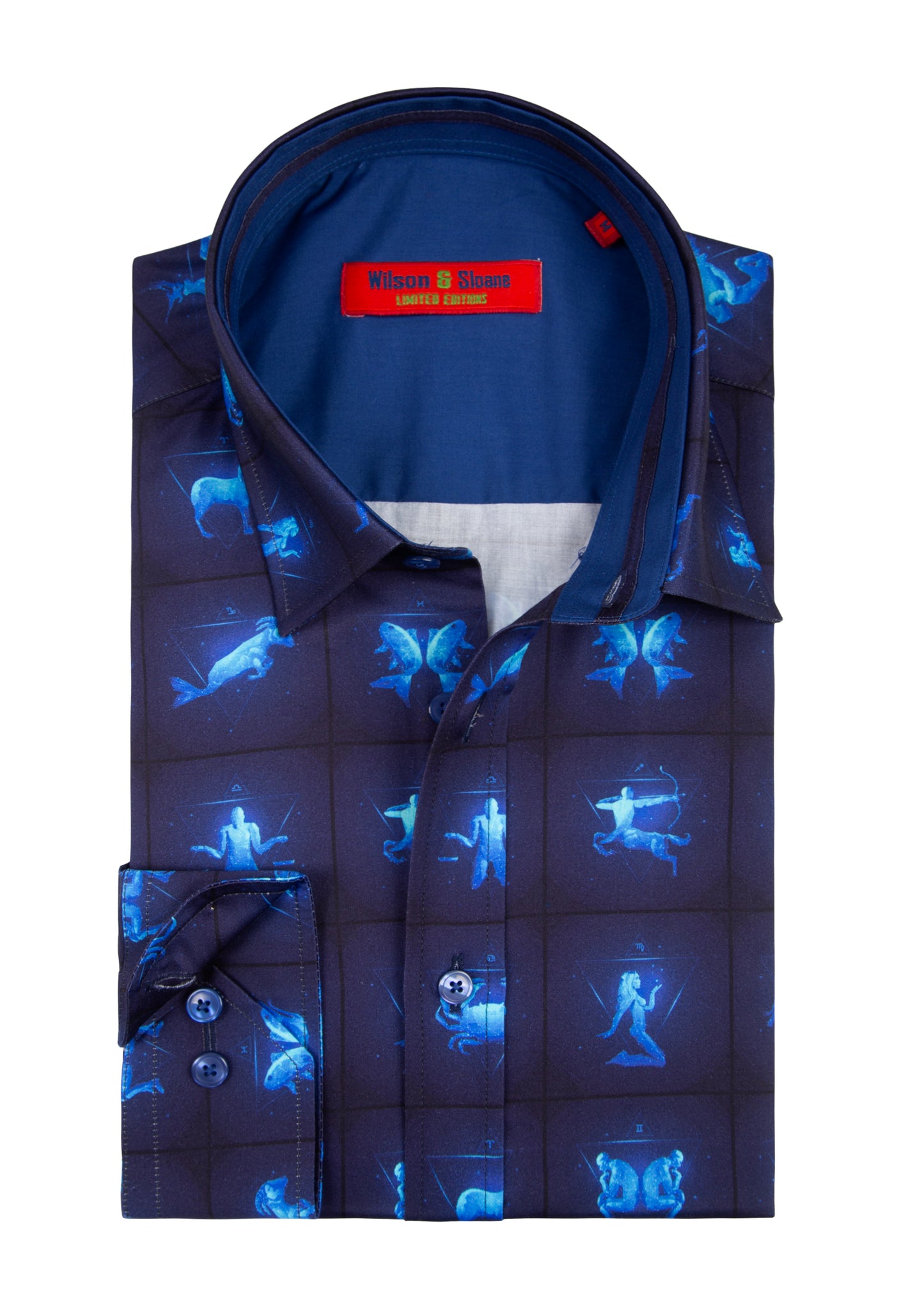 Blue Zodiac Sign Shirt