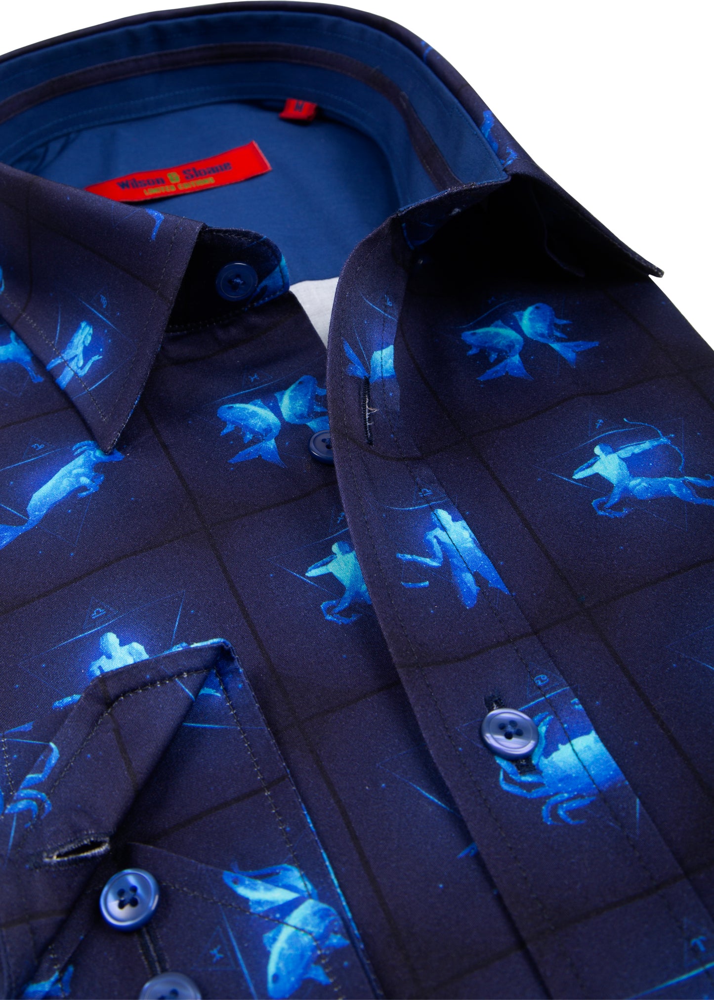 Blue Zodiac Sign Shirt