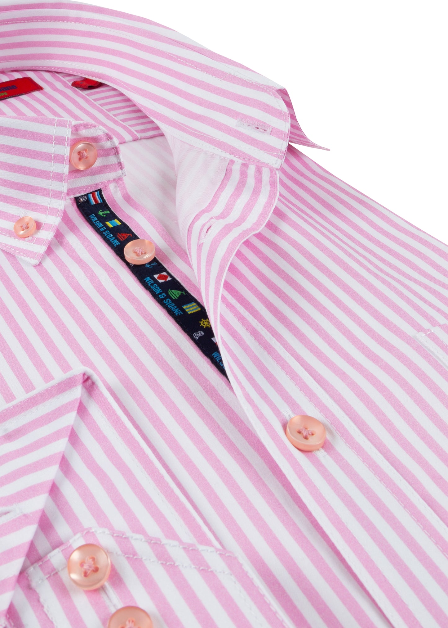 Pink Bengal Stripe Shirt
