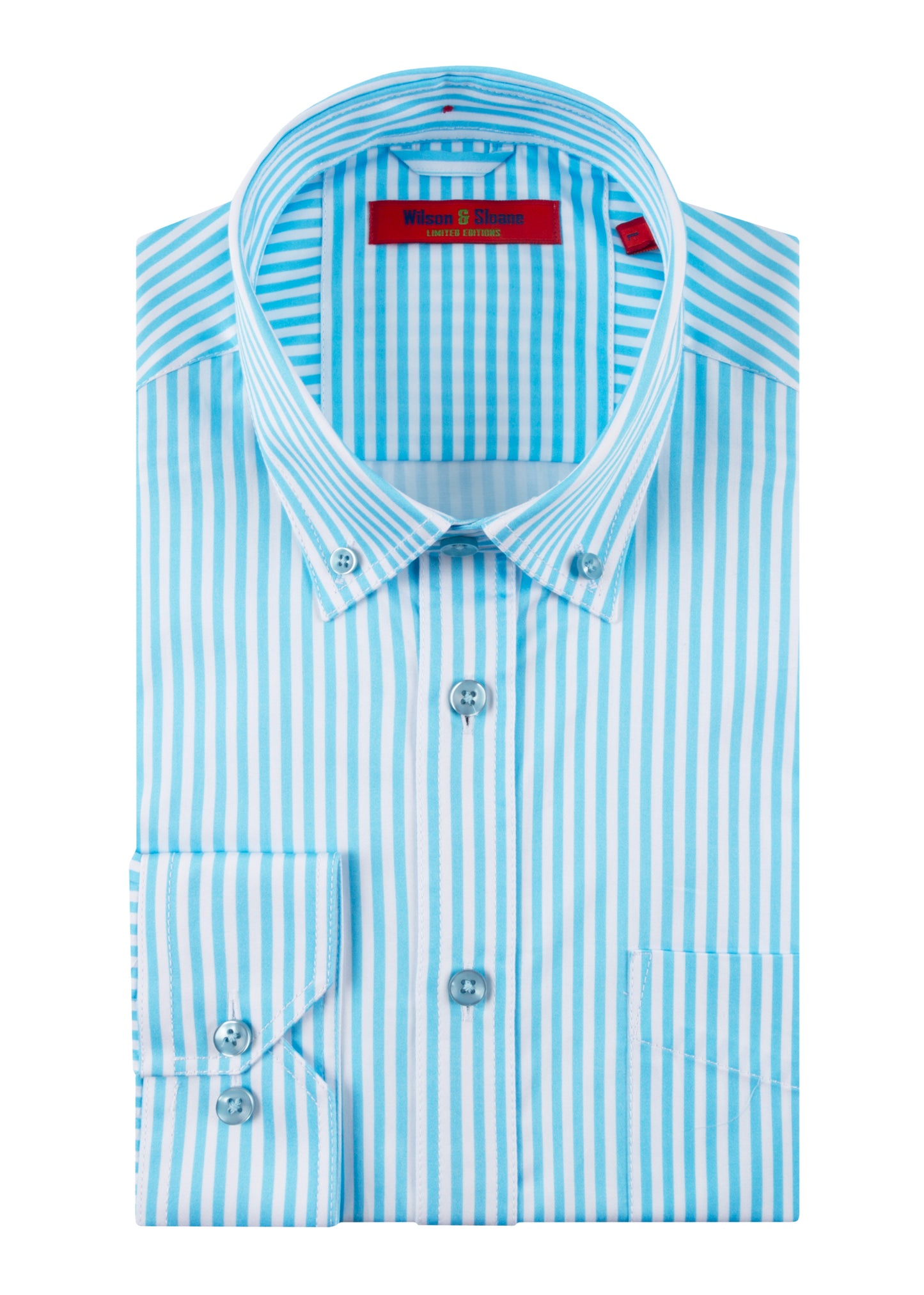 Blue Striped Shirt | Turquoise Bengal