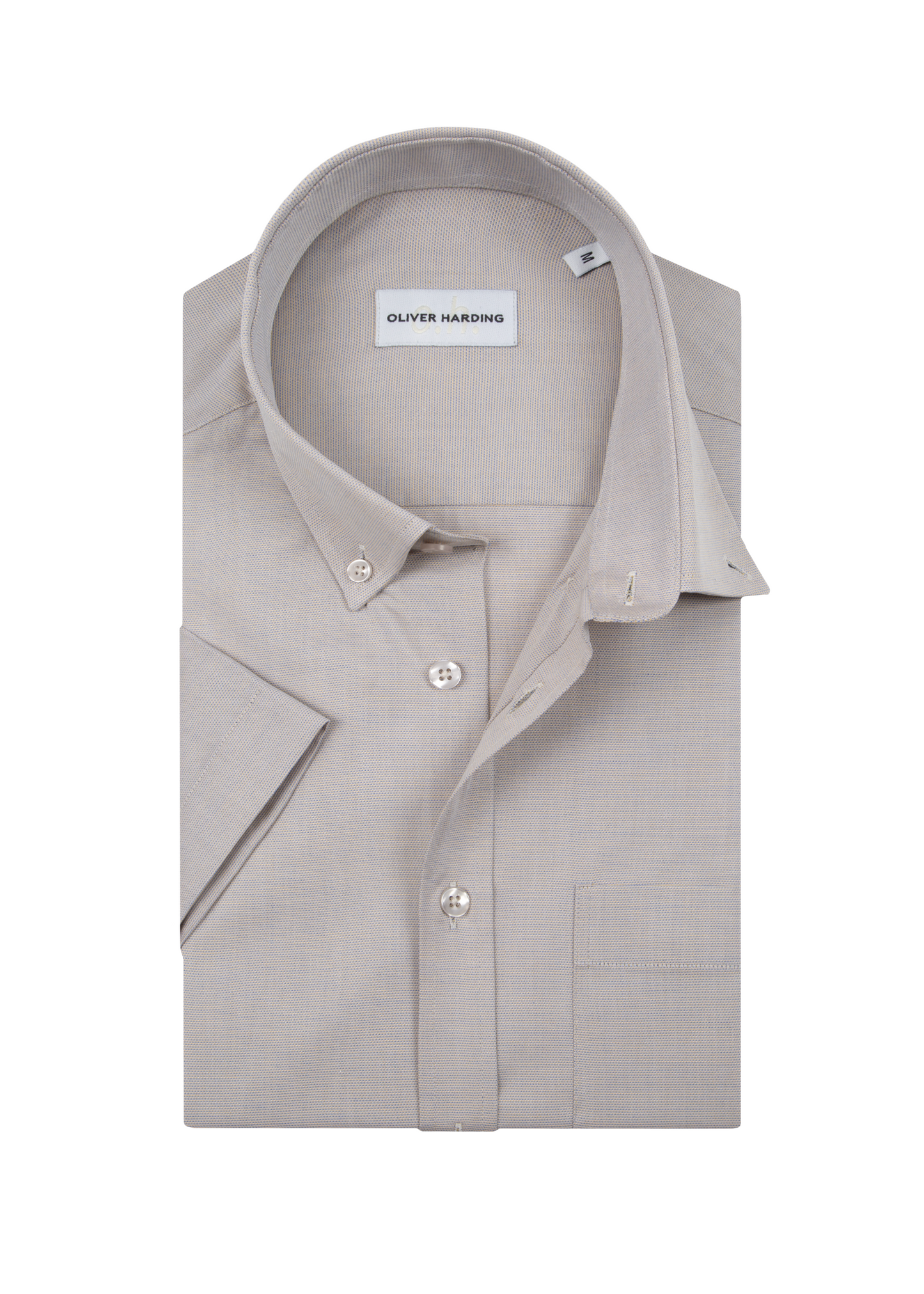 Premium Taupe Short Sleeve Shirt