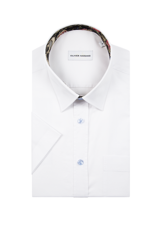 Premium White Short Sleeve Shirt