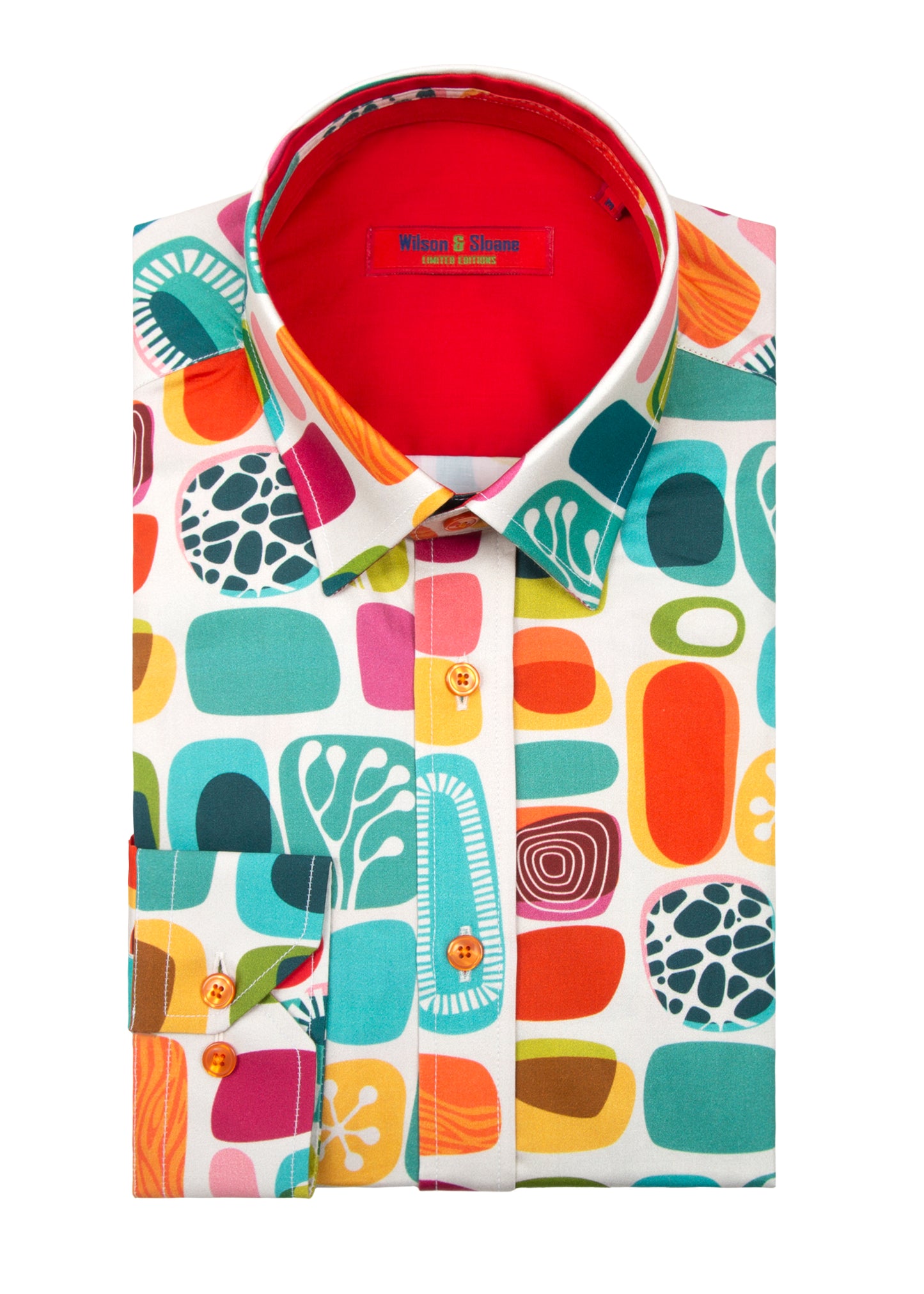 Vintage Abstract Print Shirt