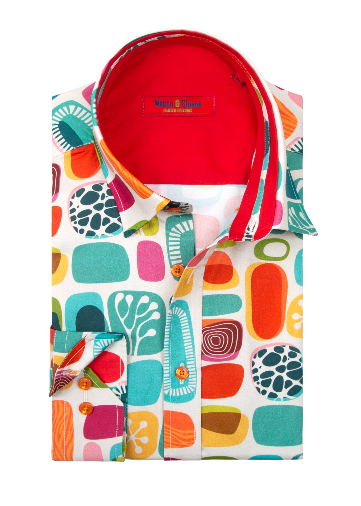 Vintage Abstract Print Shirt