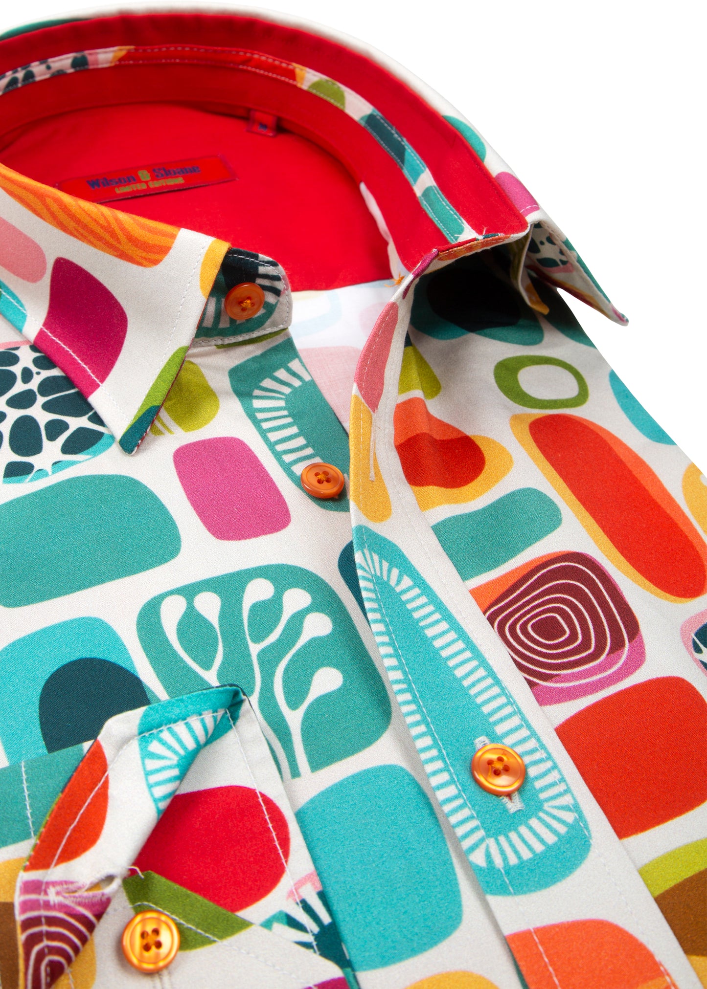 Vintage Abstract Print Shirt