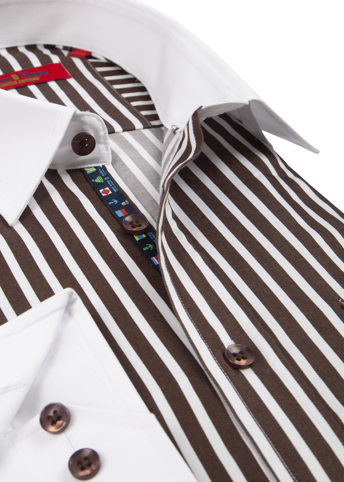 Brown Striped Shirt