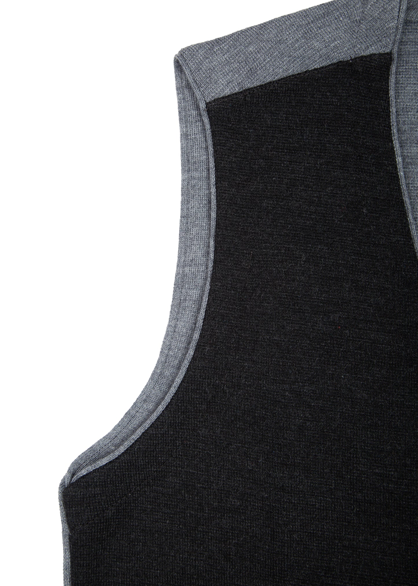 Charcoal Knitted Waistcoat
