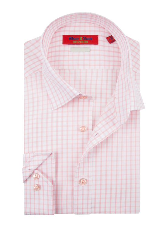 Pink & White Country Check Shirt | Mens Shooting Attire Essentials