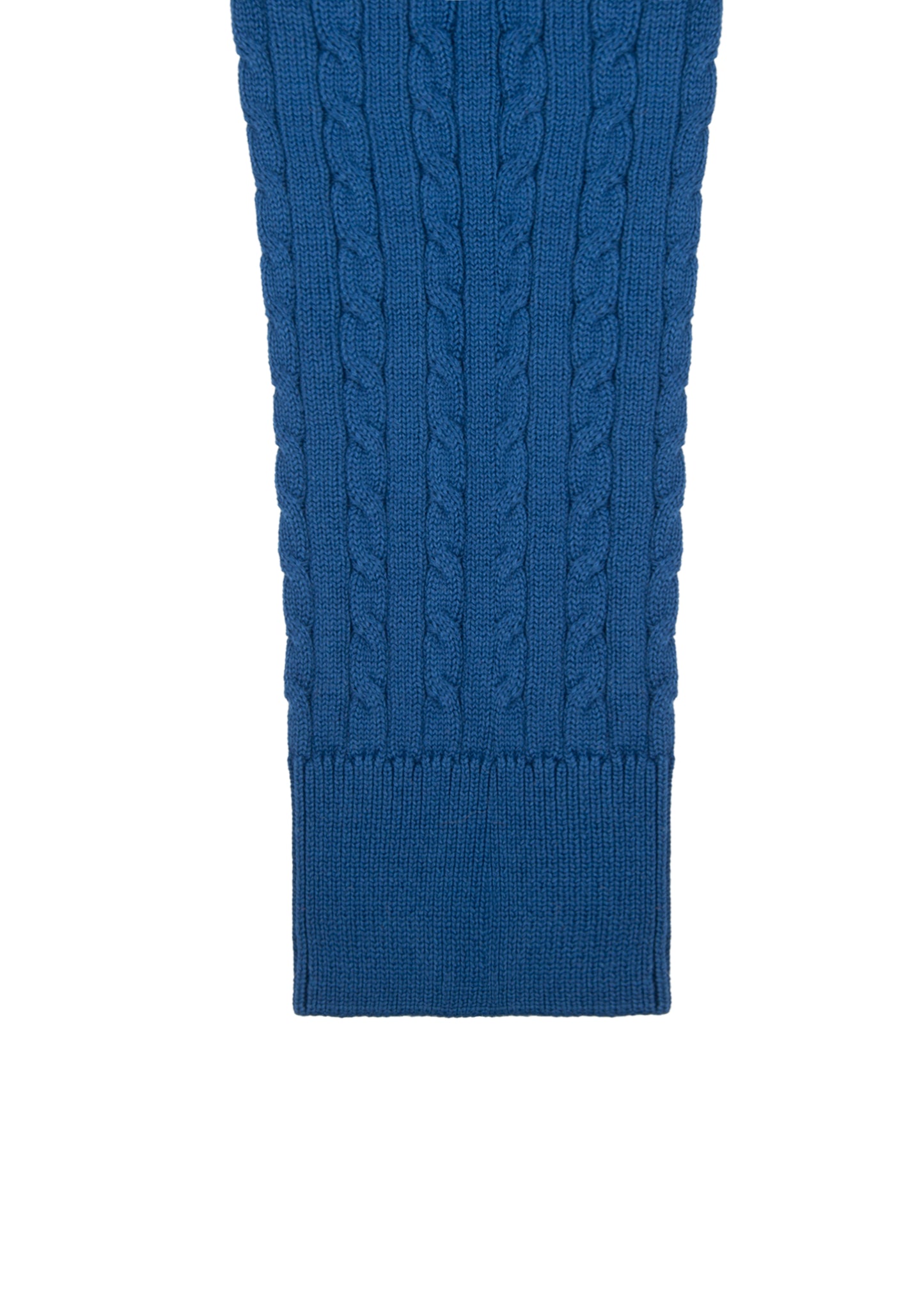 Men's 100% Cotton Ink Cable Knit Crew Neck Jumper