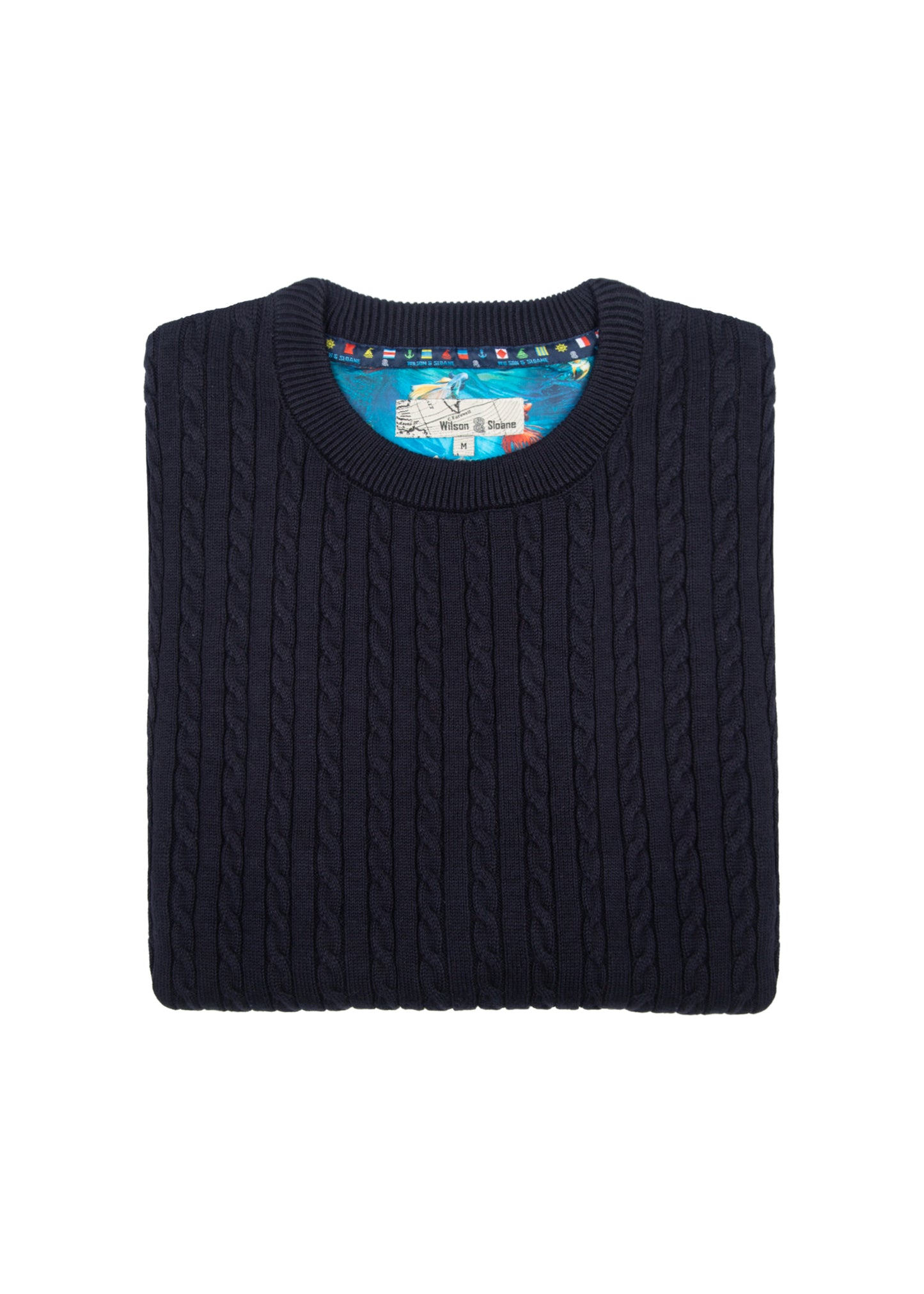 Cable Knit Crew Neck Jumper