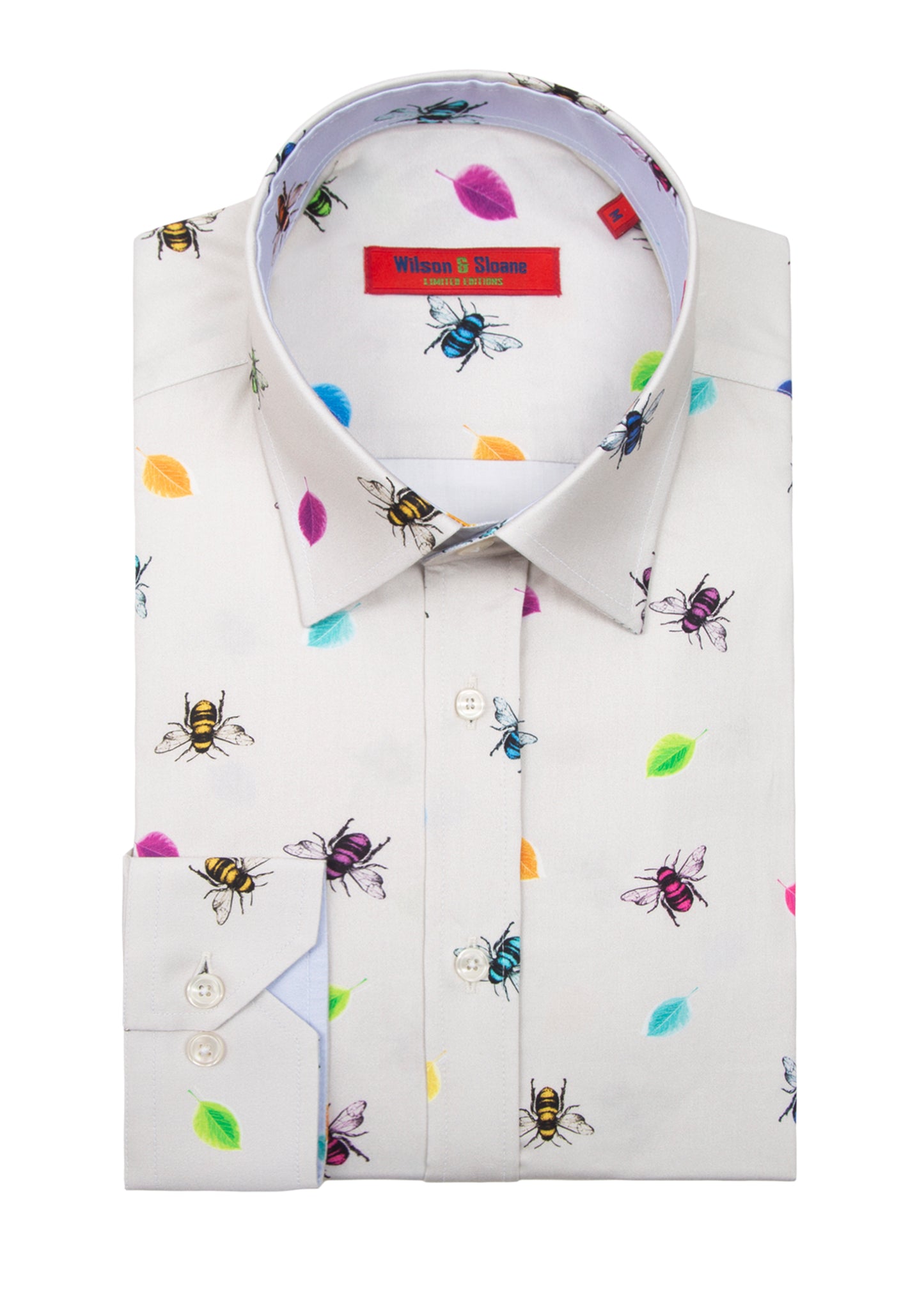 Taupe Bee Print Shirt