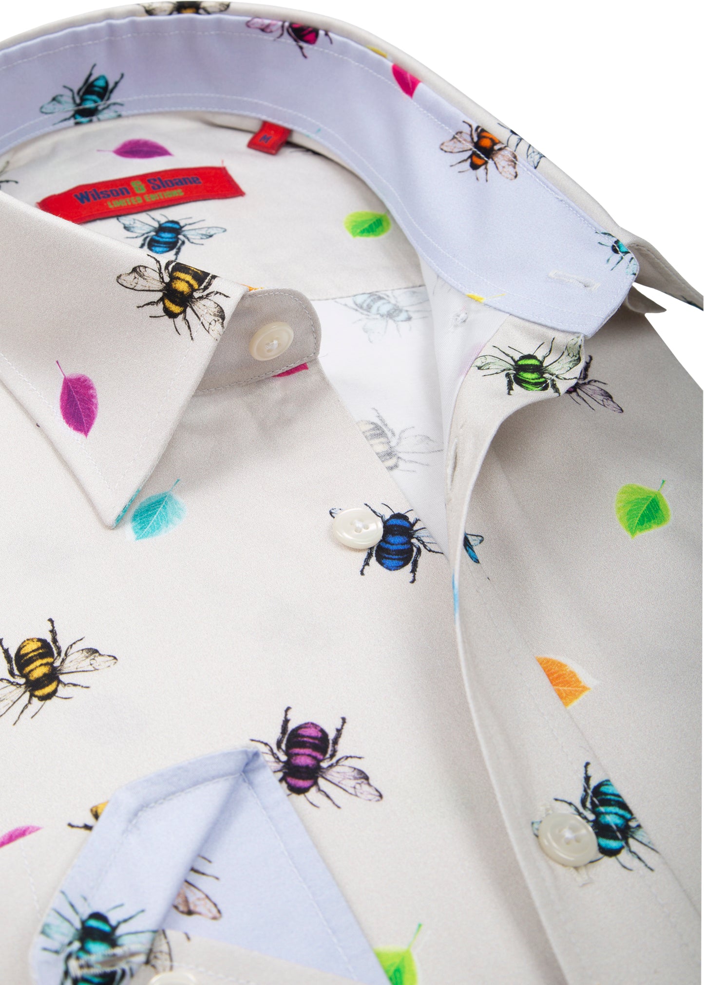 Taupe Bee Print Shirt