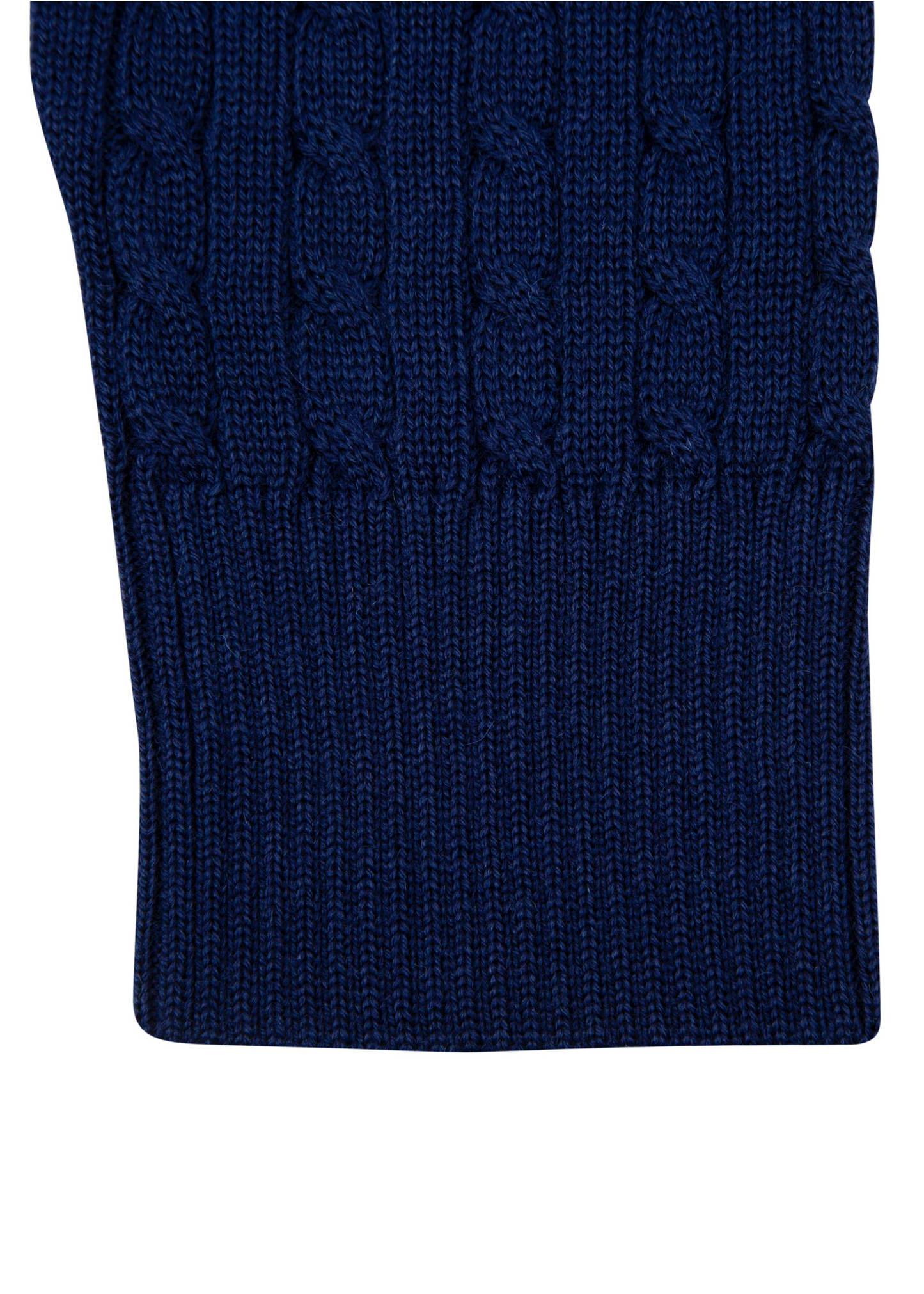 Ink Mildura Cable Knit Crew Neck Jumper