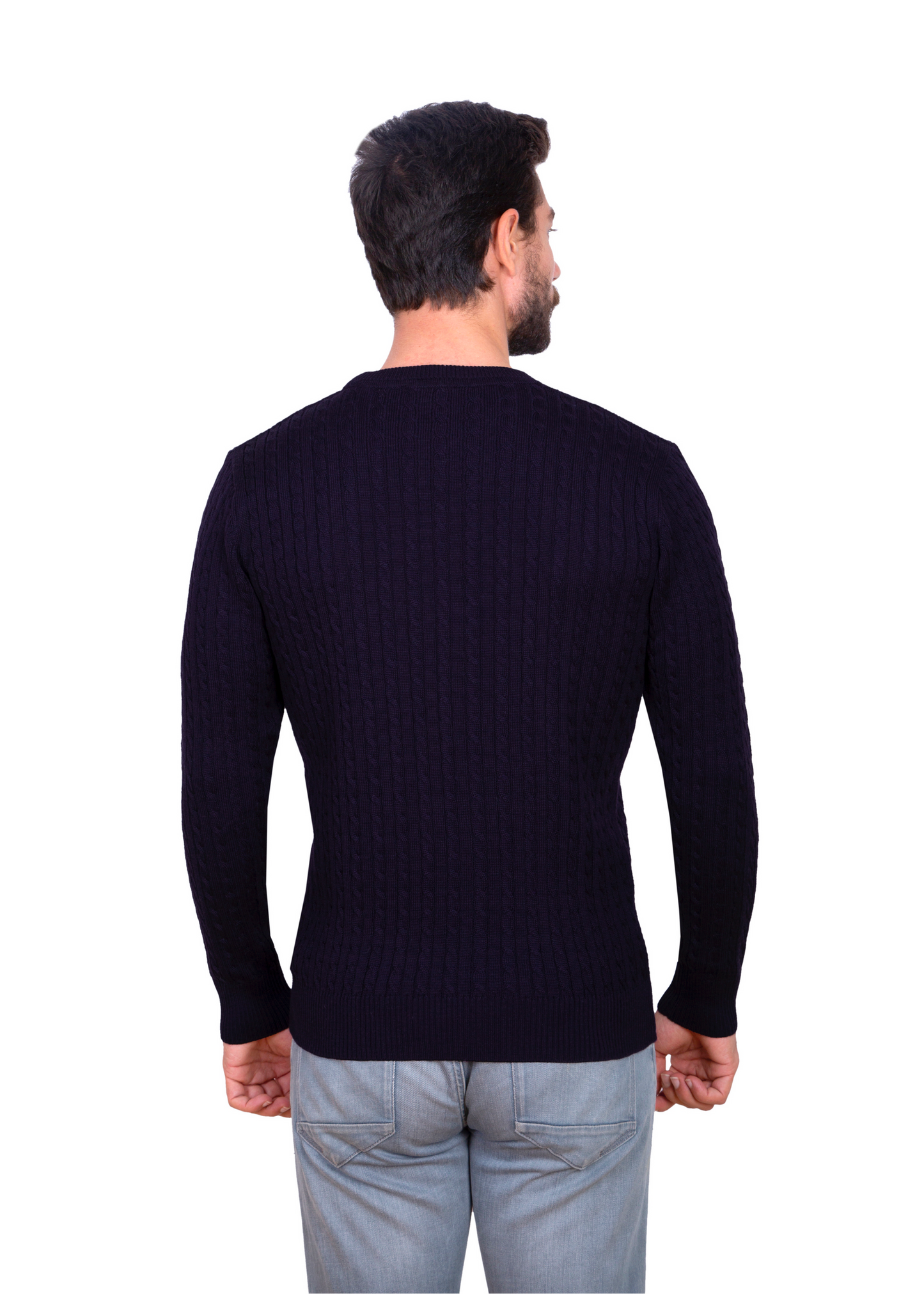 Mulberry Mildura Cable Knit Crew Neck Jumper