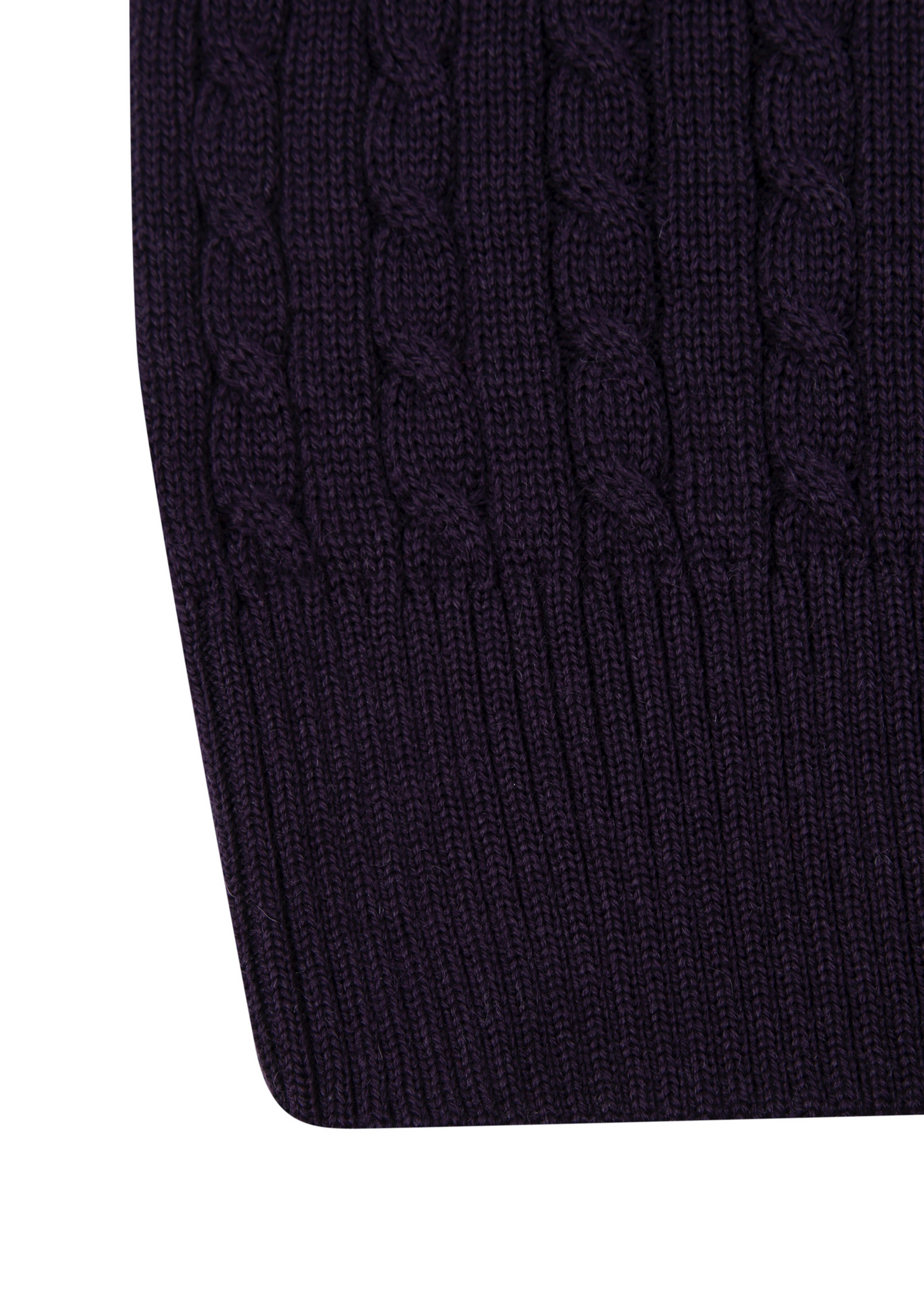 Mulberry Mildura Cable Knit Crew Neck Jumper