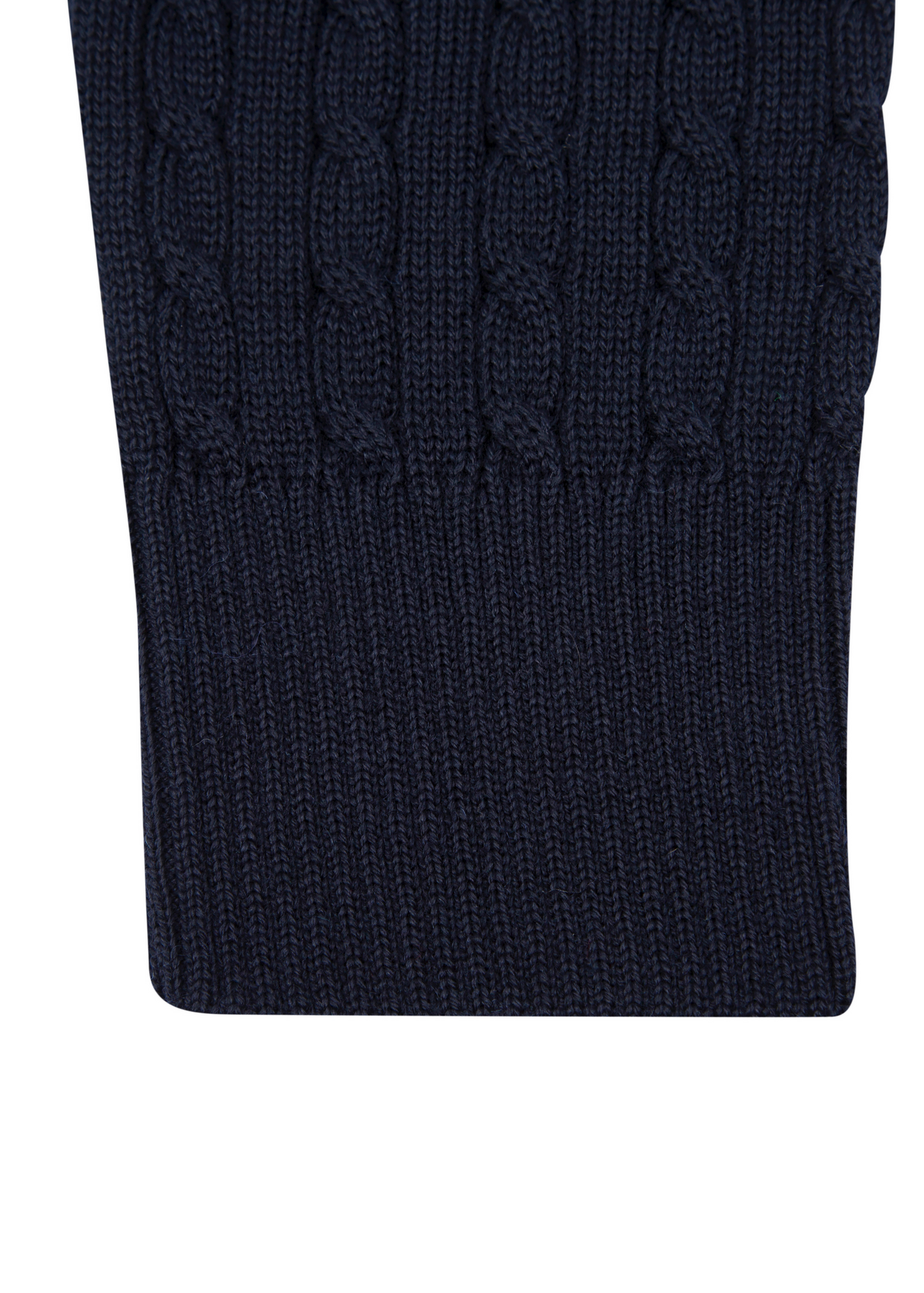 Men's Claret Red Mildura Wool Cable Knit Quarter-Zip Jumper