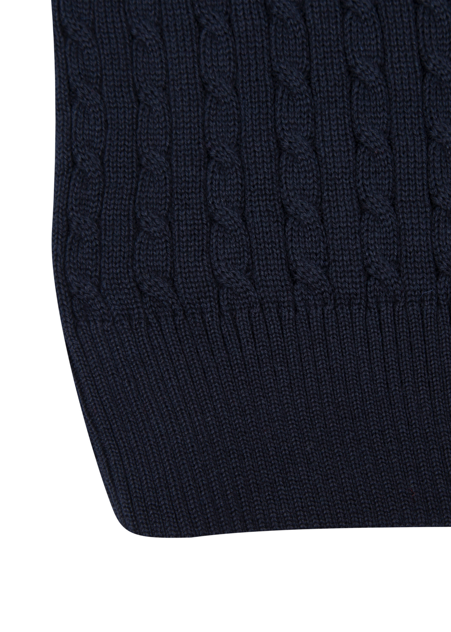 Men's Claret Red Mildura Wool Cable Knit Quarter-Zip Jumper