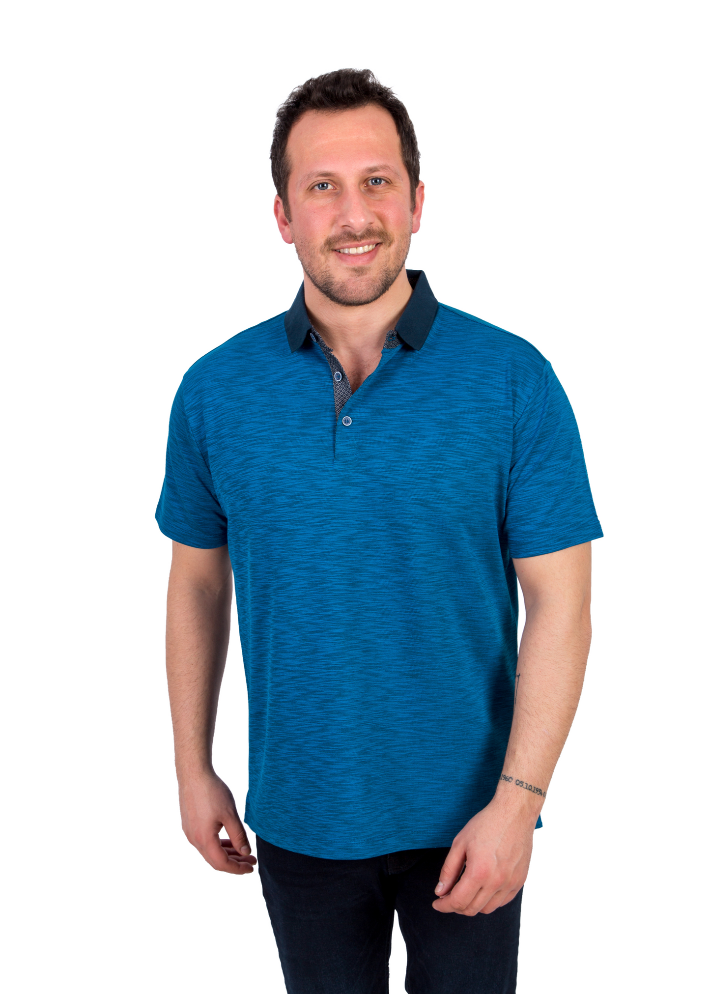 Sky Blue Polo Shirt Mens