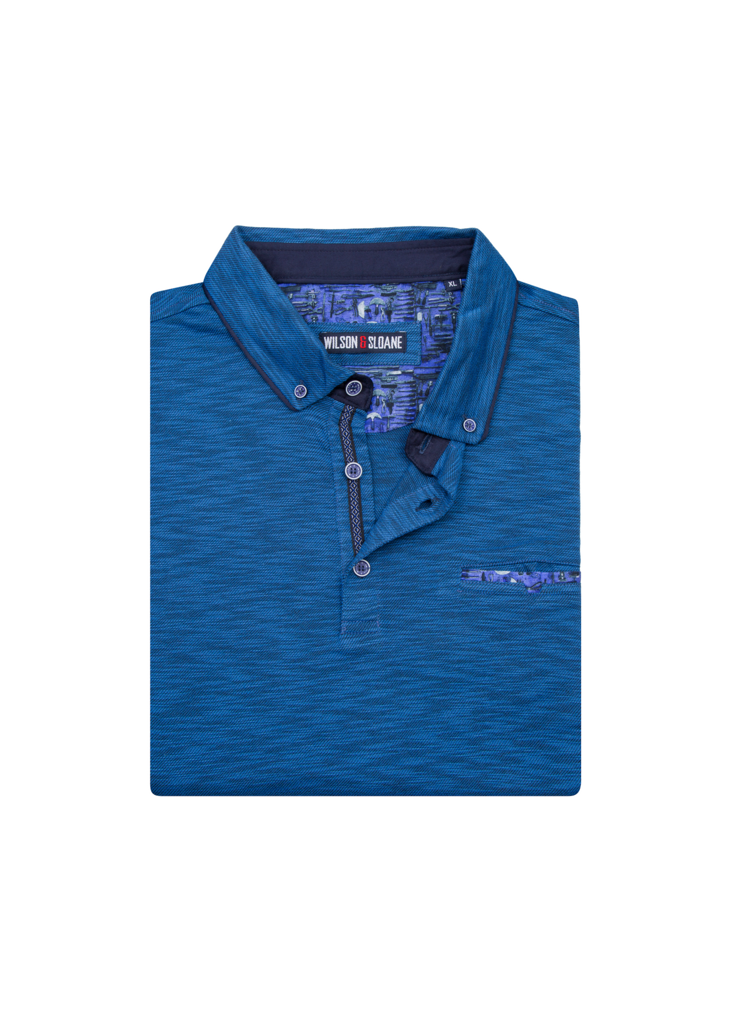 Men's Navy Blue Quebec Polo Shirt