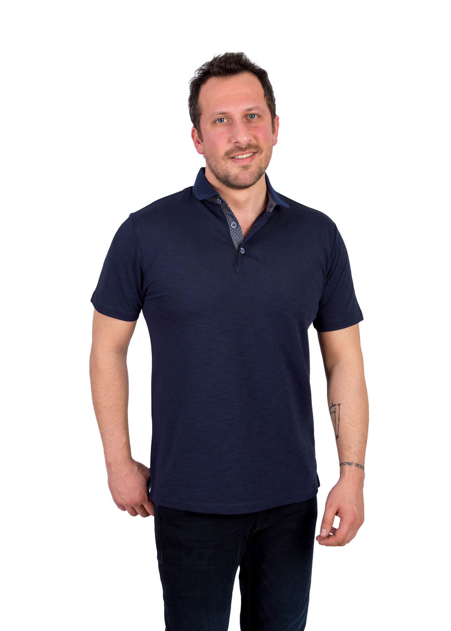 Mens Navy Blue Polo Shirts