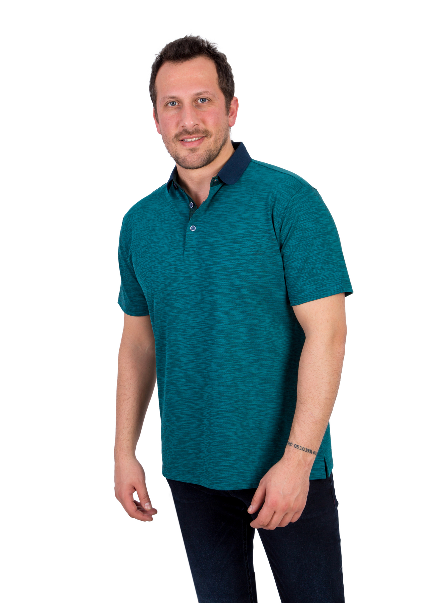 Mens Green Polo Shirt