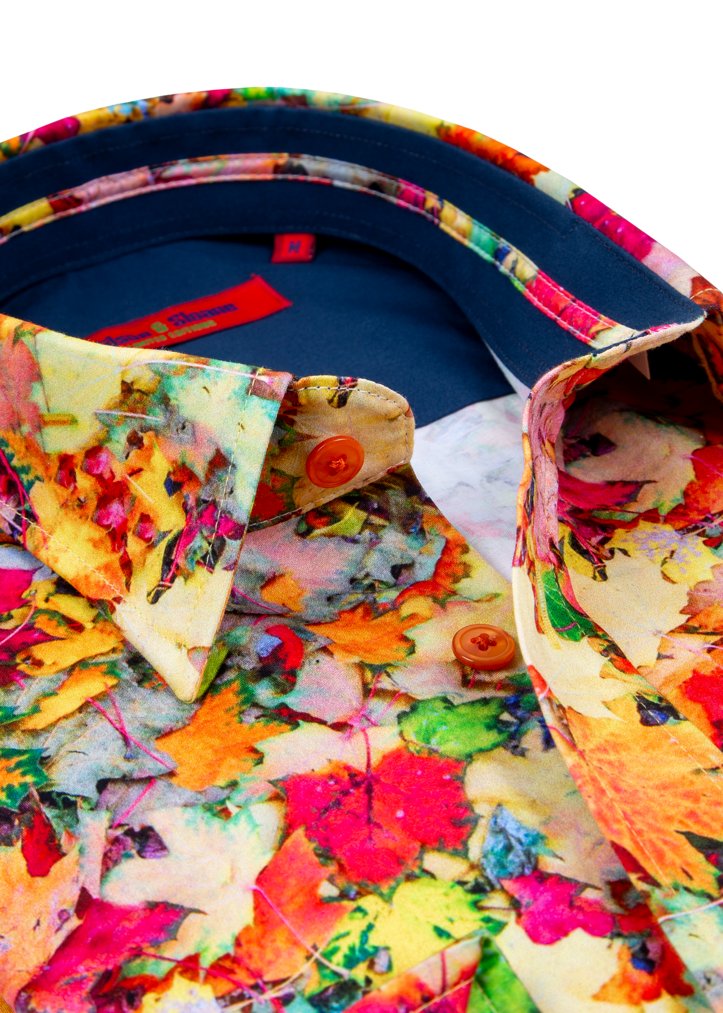 Autumn Floral Shirt Men