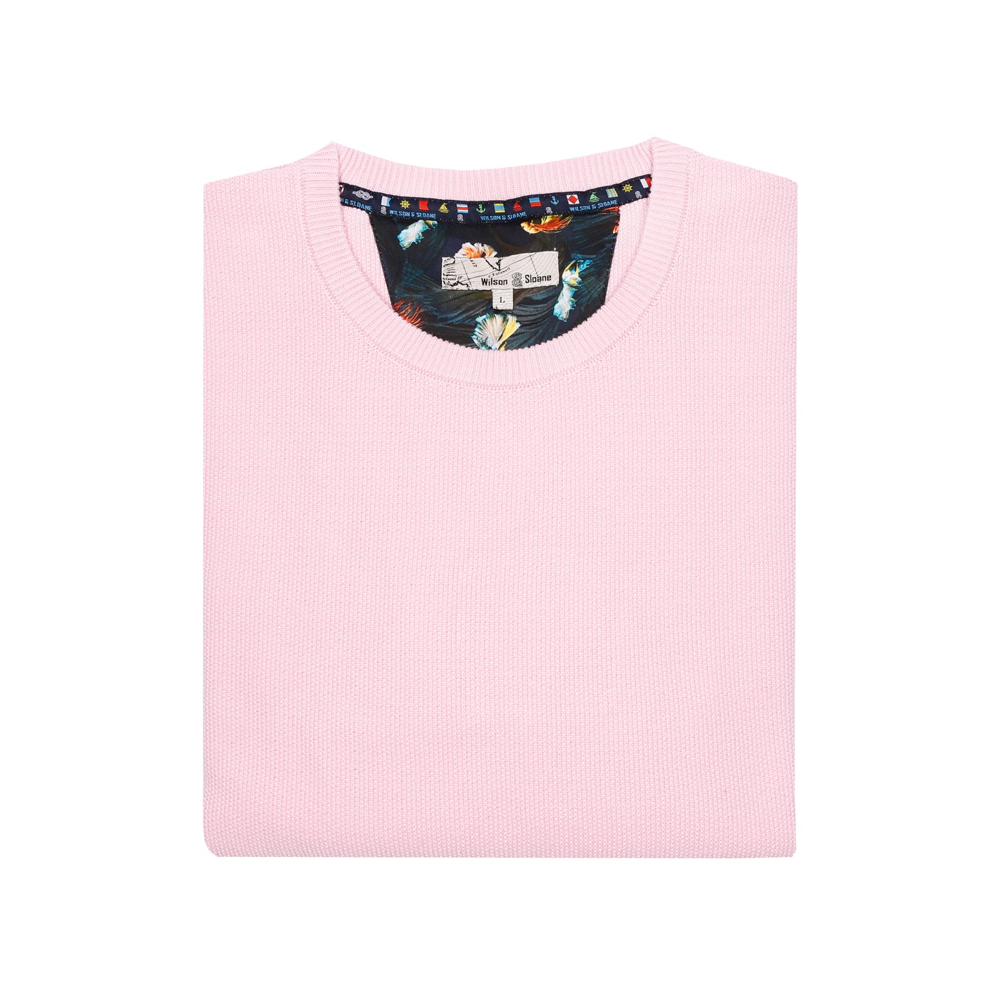 Pink Hitch Crew Neck Jumper