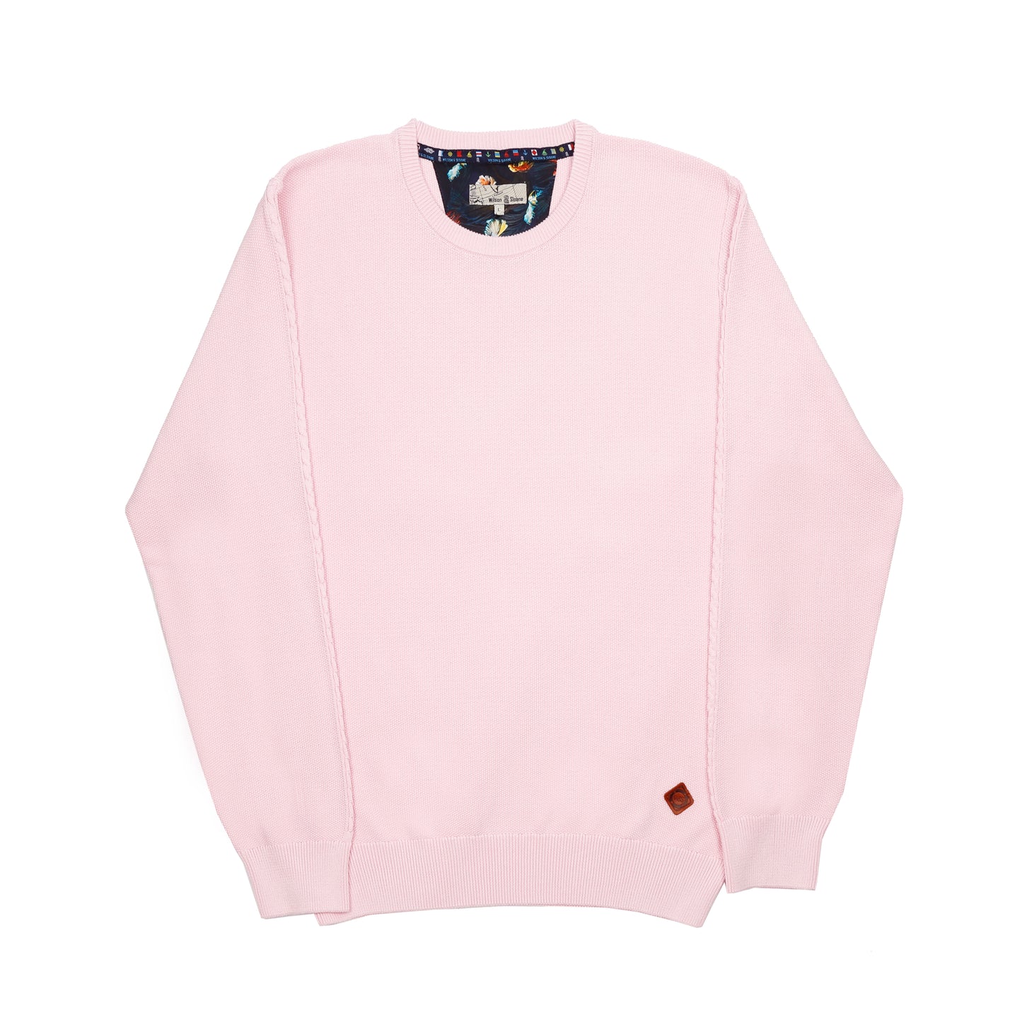 Pink Hitch Crew Neck Jumper