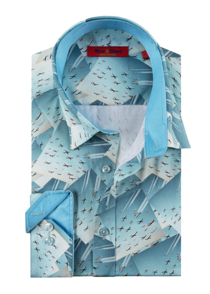 Blue Aeroplanes Shirt