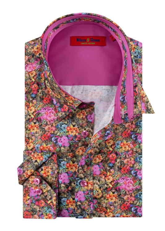 Dahlia Floral Shirt Men