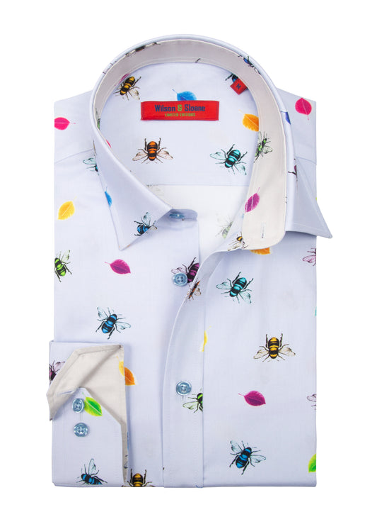 Sky Bee Print Shirt