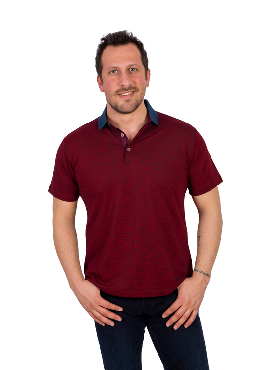 Mens Red Polo Shirt