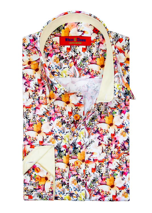 Cottage Floral Shirt Men