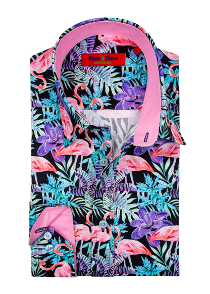 Turquoise Flamingo Shirt