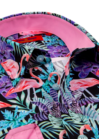 Turquoise Flamingo Shirt